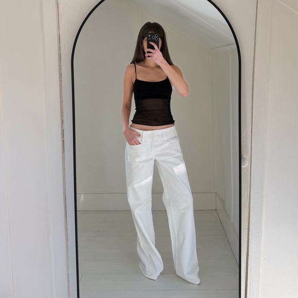 Cosabella Vintage 90s Sheer Mesh Camisole Tank Black Size S - Picture 4 of 8